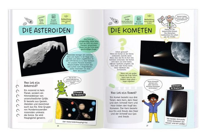 Die Nacht - Sternenhimmel, Tiere & Natur 8+