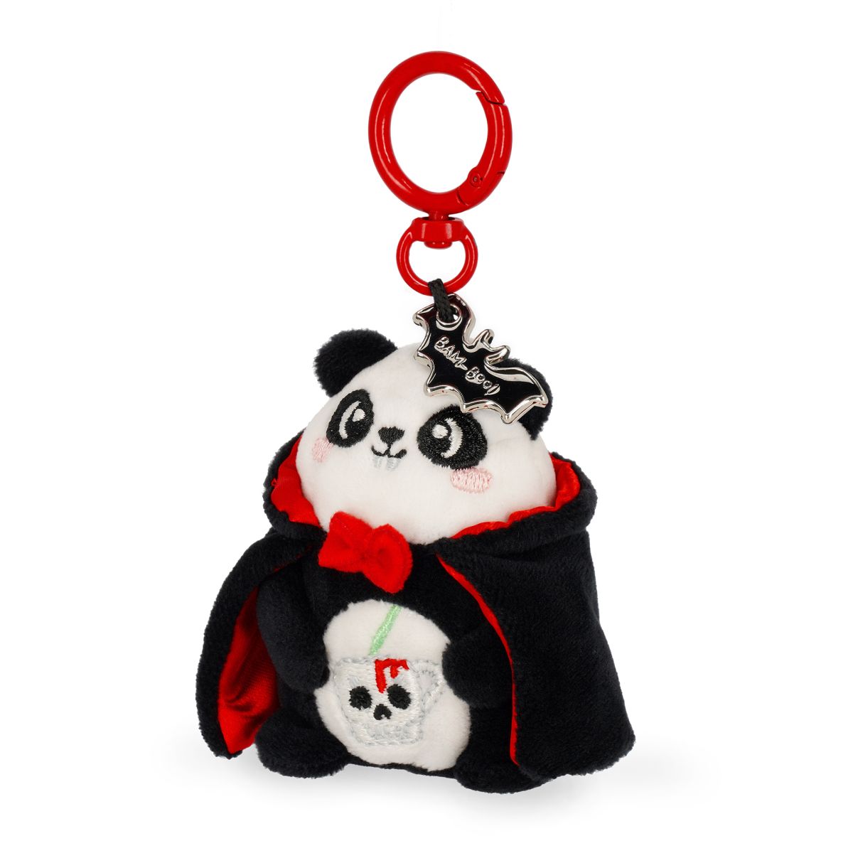 Panda-Plüsch-Schlüsselanhänger "Bam-Boo!" Halloween - Tiny Super Soft! - Legami