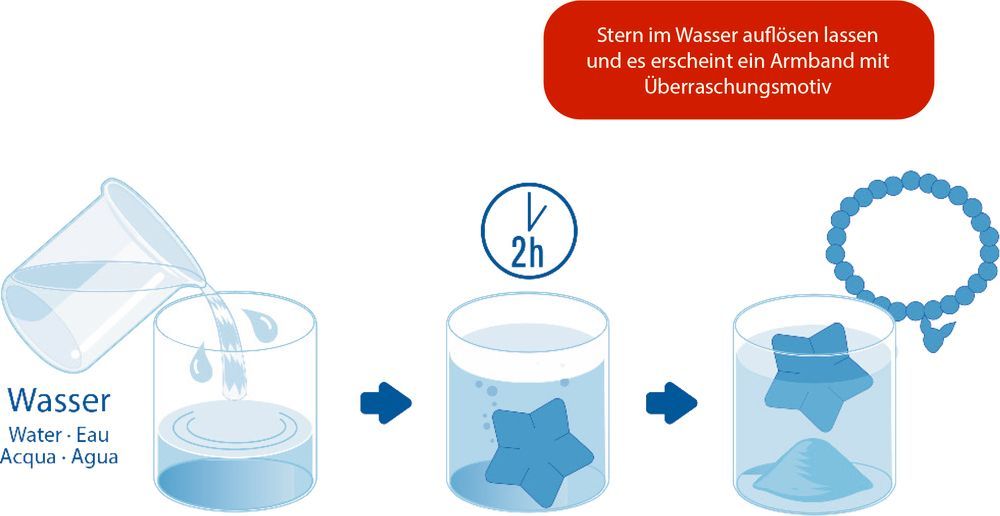 Zauberstern - Fröhliche Weihnachten (verschiedene Designs, 1 Stück)