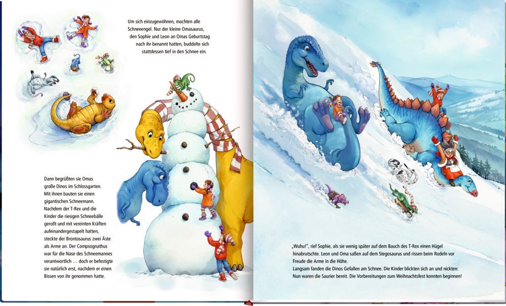 Dinosaurier feiern Weihnachten (Band 6) 3+